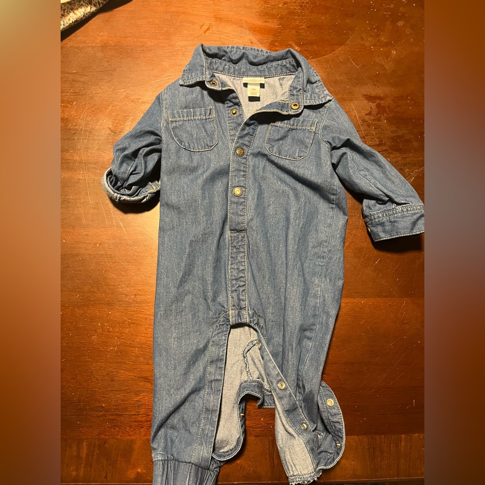 12 month baby denim jumpsuit Cat and Jack